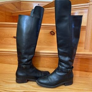 Coach knee high boots for women